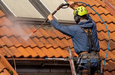 Démoussage et hydrofuge de toiture à Larressore